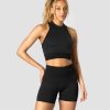 Dame ICIW Seamless | Signature Seamless Cropped Tank Top Black