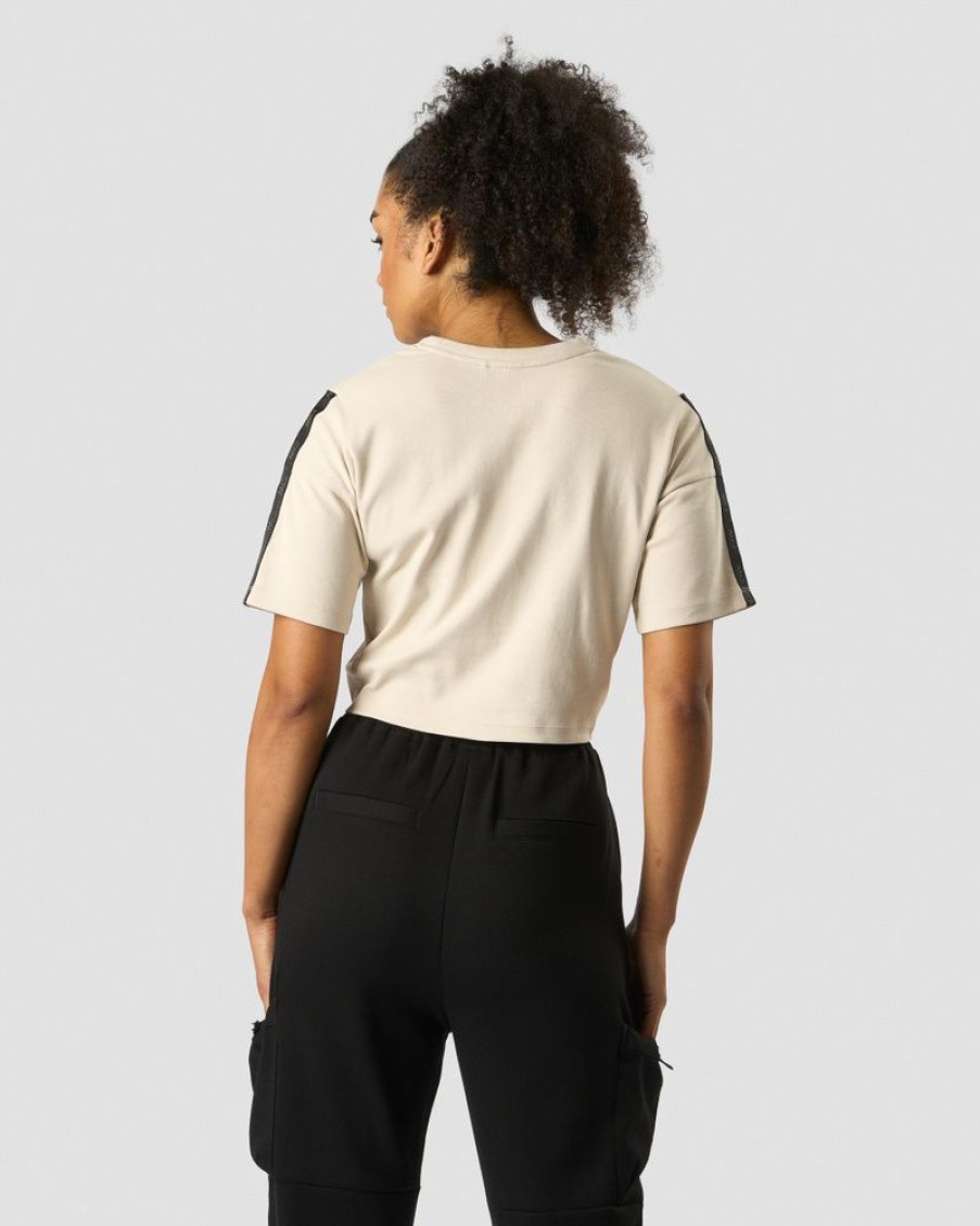 Dame ICIW T-Shirts | Stance Cropped T-Shirt Wmn Beige