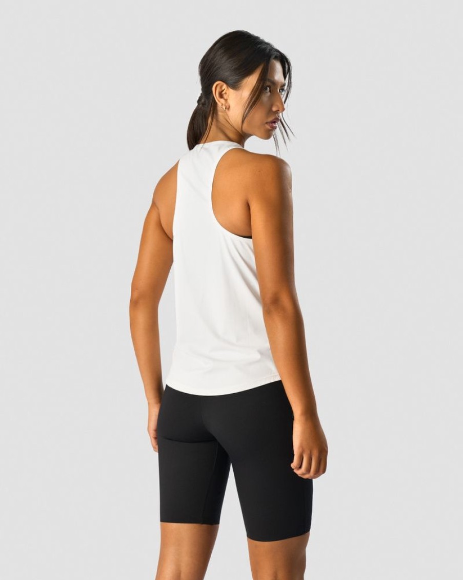 Dame ICIW Topper | Charge Tank Top Wmn White