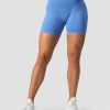 Dame ICIW Seamless | Ribbed Define Seamless Pocket Shorts Pacific Blue