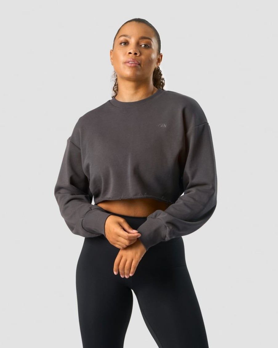 Dame ICIW Langermet | Nimble Cropped Crewneck Clay