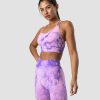 Dame ICIW Sport-Bh | Define Seamless Tie Dye Sports Bra Purple Breeze