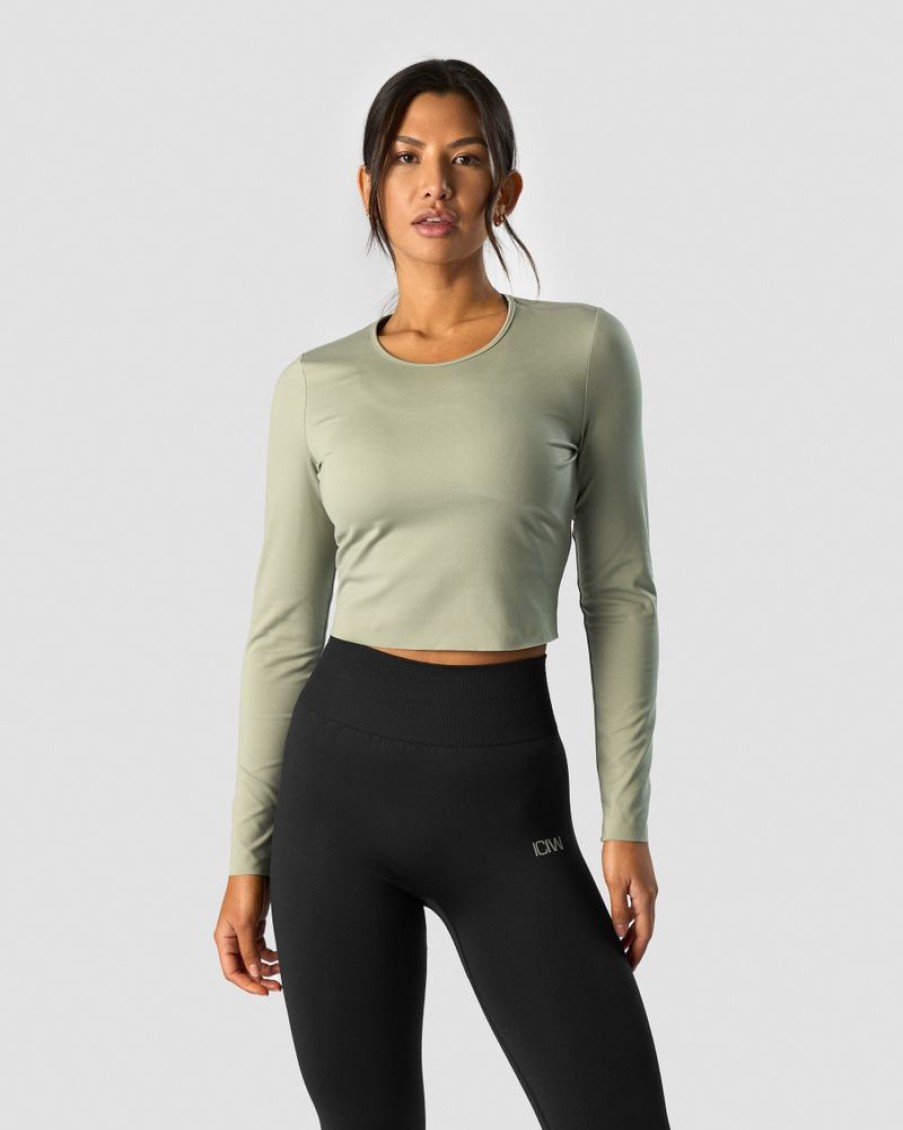 Dame ICIW Langermet | Nimble Cropped Ls Light Sage Green