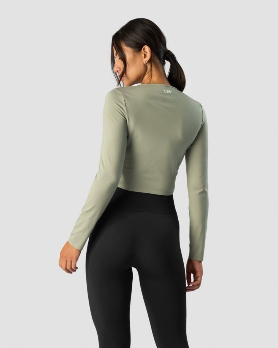 Dame ICIW Langermet | Nimble Cropped Ls Light Sage Green