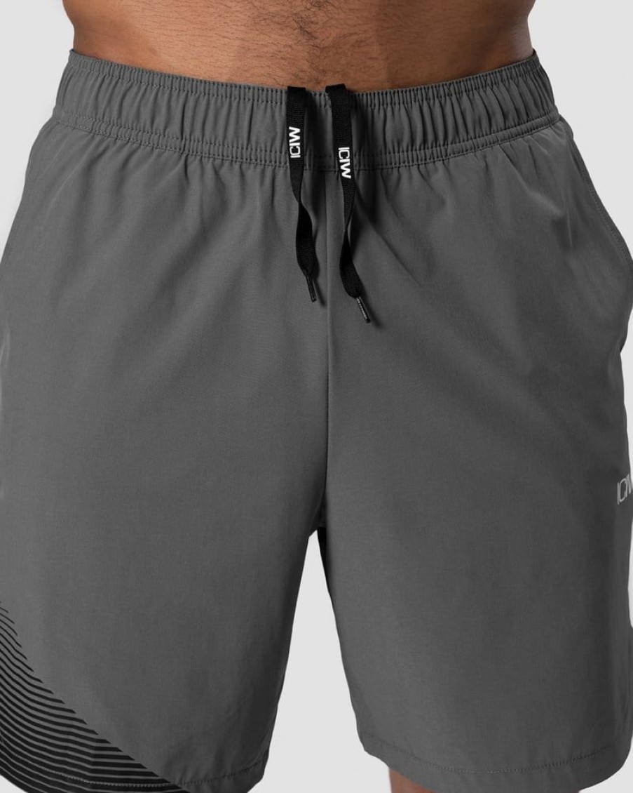 Herre ICIW Shorts | Smash Padel 2-In-1 Shorts Dark Grey/Black Men