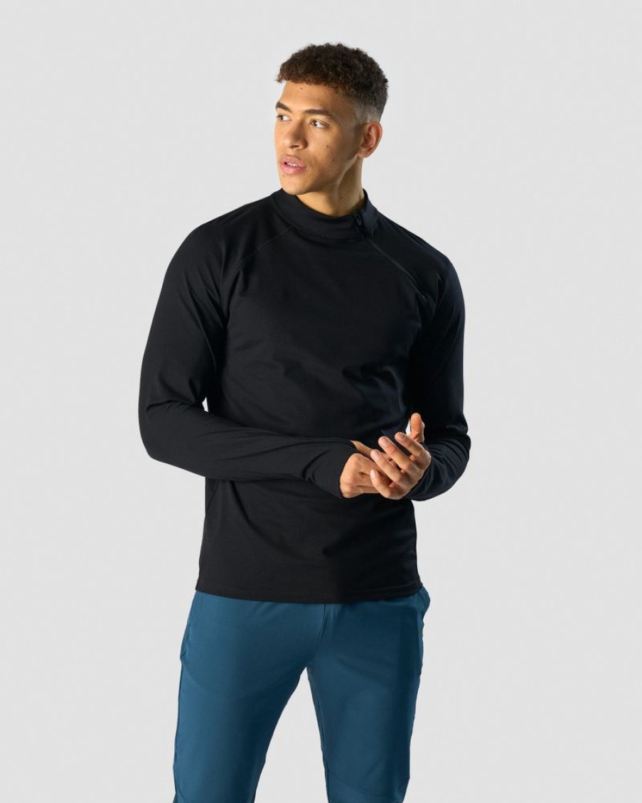 Herre ICIW Langermet | Charge Longsleeve 1/4 Zip Men Black