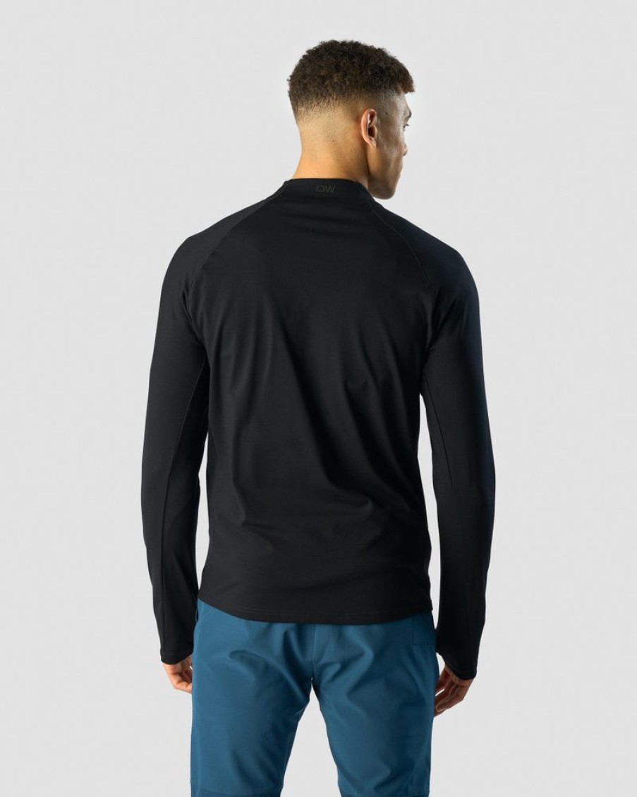 Herre ICIW Langermet | Charge Longsleeve 1/4 Zip Men Black