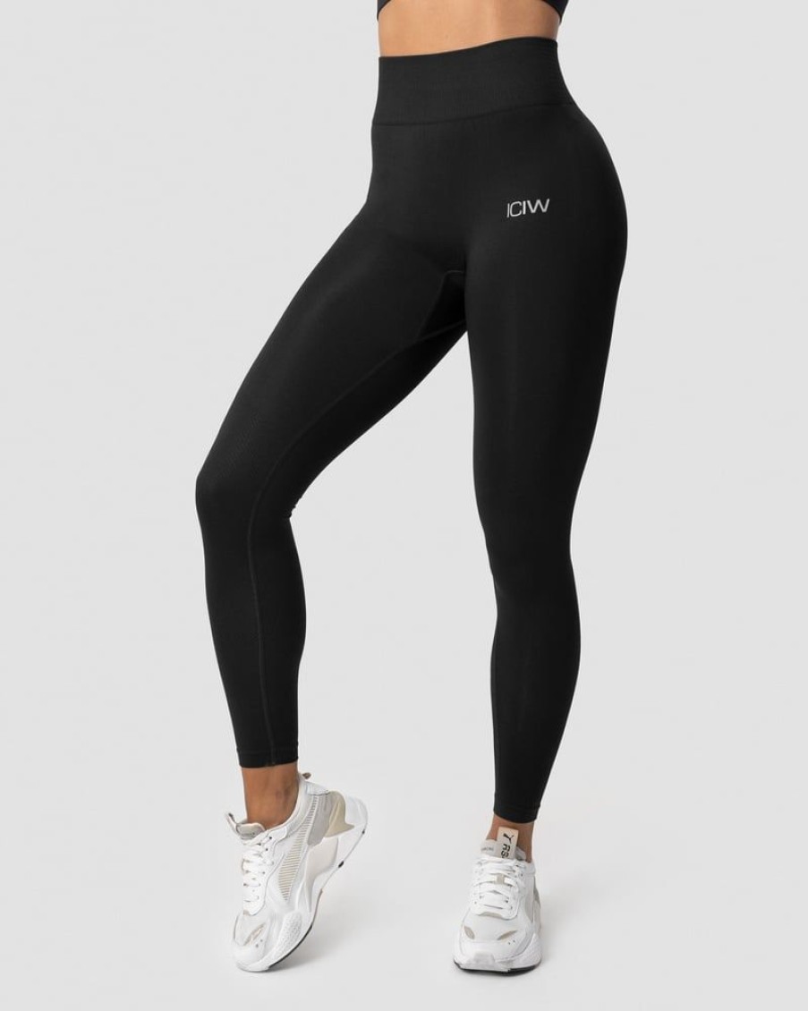 Dame ICIW Tights & Leggings | Define Seamless Tights Black