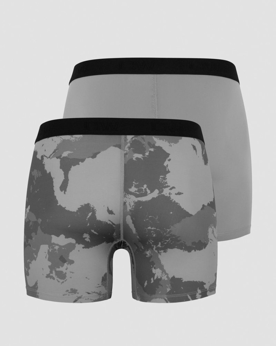 Herre ICIW Undertoy | Sport Boxer 2-Pack Grey/Camo