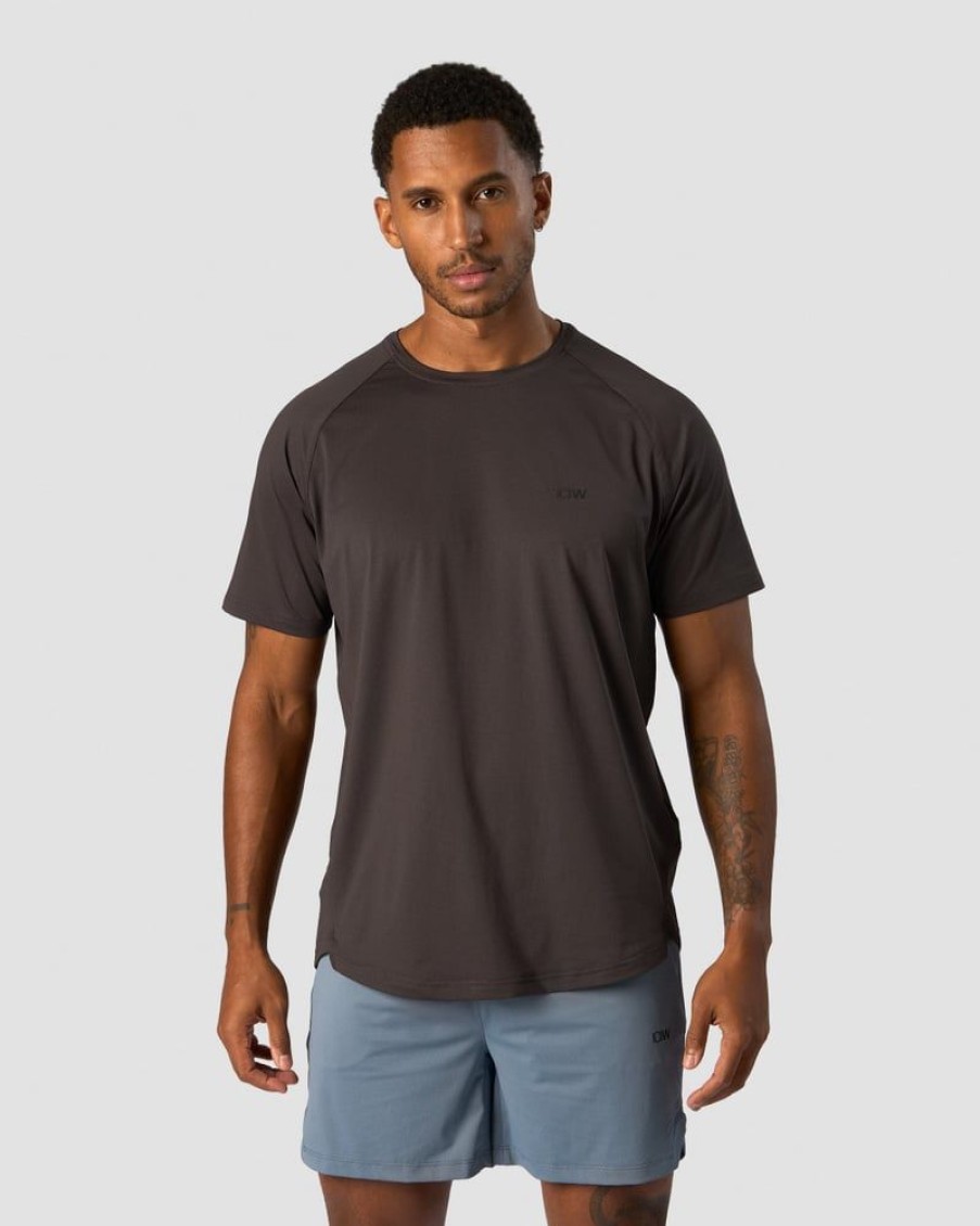 Herre ICIW T-Skjorter | Stride Raglan T-Shirt Men Charcoal