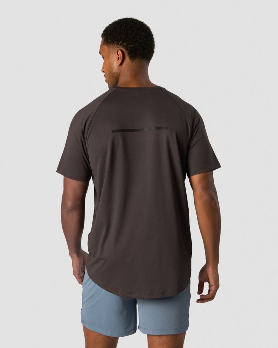 Herre ICIW T-Skjorter | Stride Raglan T-Shirt Men Charcoal