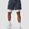 Herre ICIW Shorts | Stride 2-In-1 Shorts Men Navy