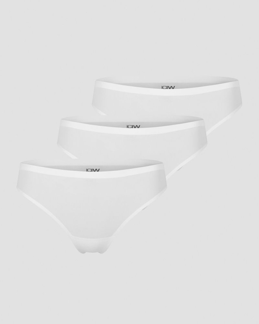 Dame ICIW Undertoy  Invisible Thong 3-Pack White * Adaantony