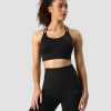 Dame ICIW Sport-Bh | Define Seamless Sports Bra Black/Black