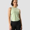 Dame ICIW Topper | Empowering Open Back Tank Spring Green