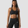 Dame ICIW Sport-Bh | Scrunch Sports Bra Black Wmn