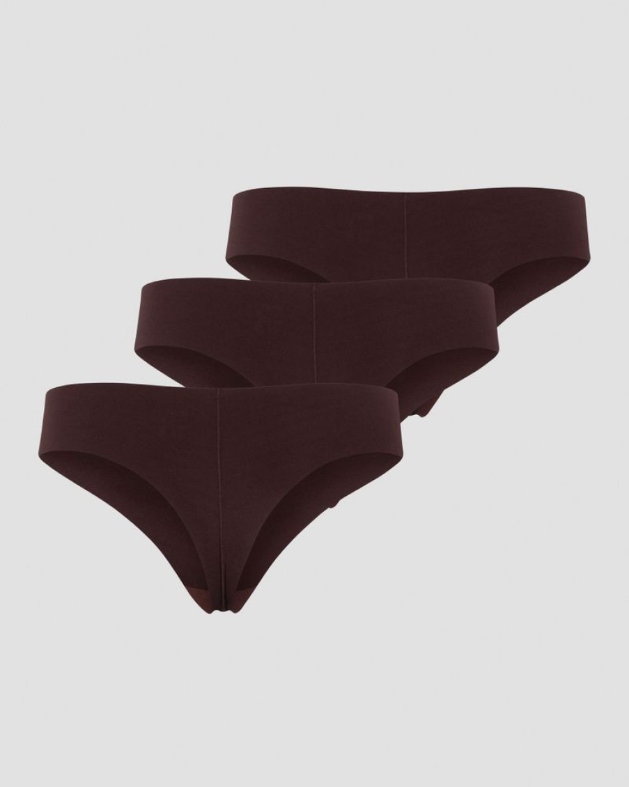 Dame ICIW Undertoy | Soft Thong 3-Pack Moccha