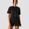 Dame ICIW T-Shirts | Revive Heavy Cropped T-Shirt Wmn Black