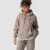 Dame ICIW Langermet | Everyday Hoodie Wmn Greige