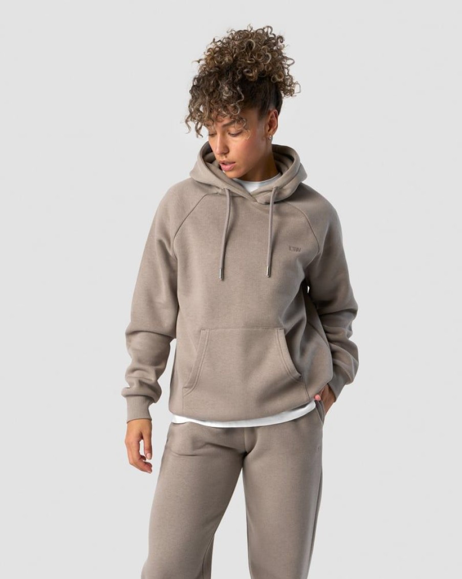 Dame ICIW Langermet | Everyday Hoodie Wmn Greige