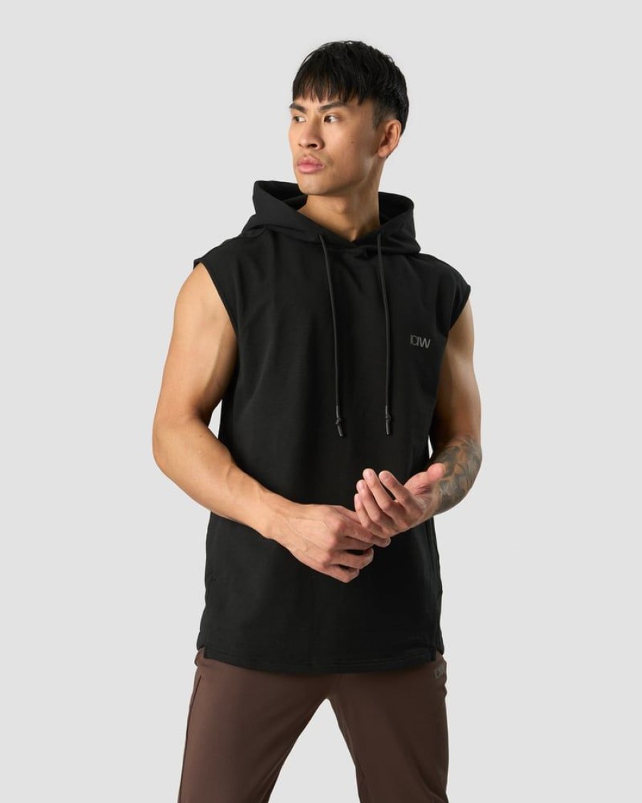 Herre ICIW Singleter | Stride Sleeveless Hoodie Men Black