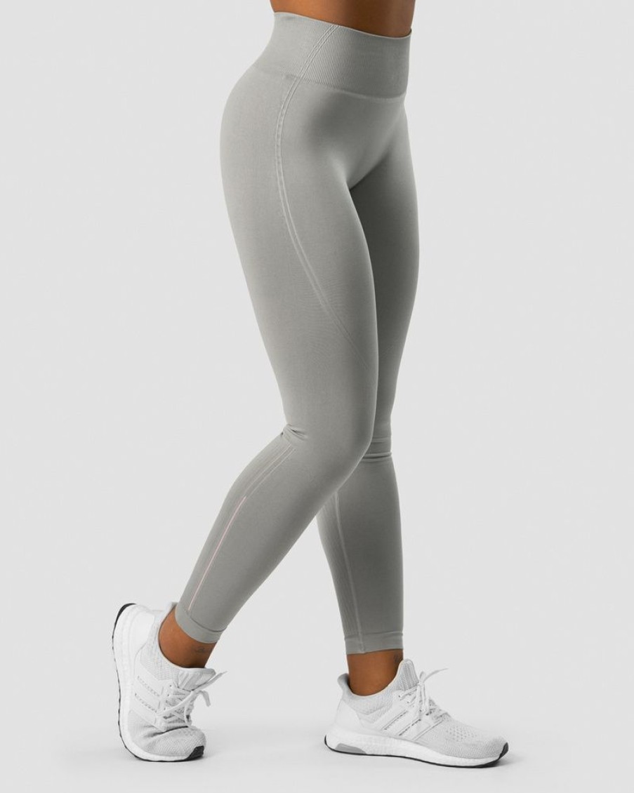 Dame ICIW Tights & Leggings | Deluxe Seamless Tights Grey