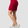 Dame ICIW Seamless | Scrunch Seamless Biker Shorts Deep Red