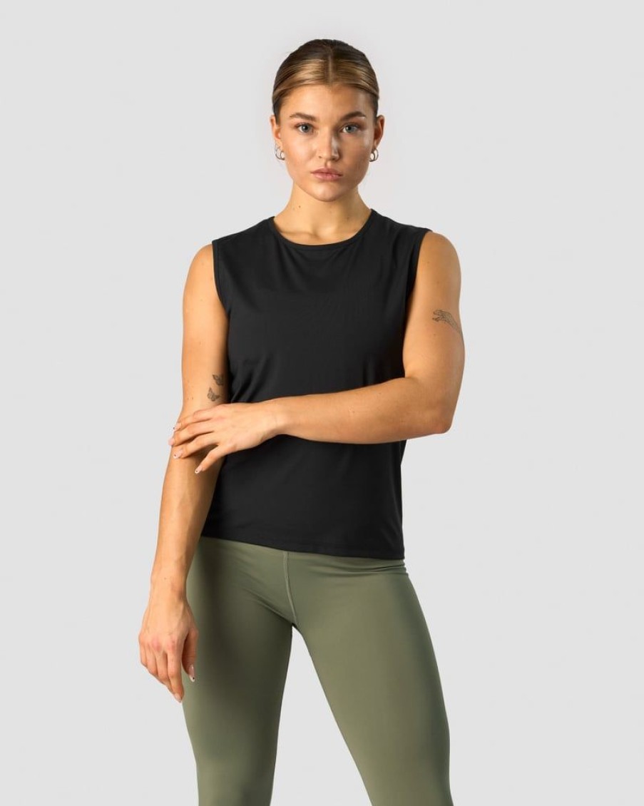 Dame ICIW Topper | Classic Tank Top Black