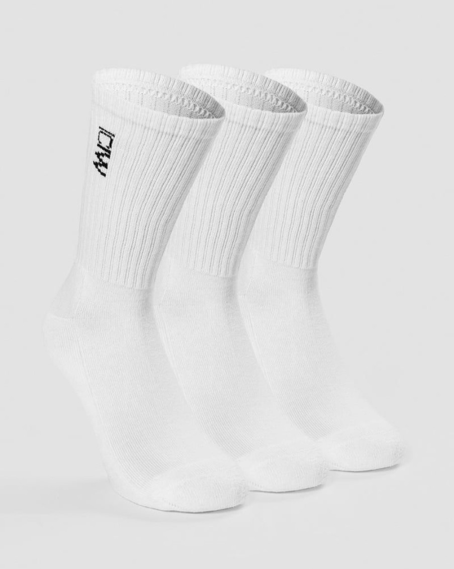 Dame ICIW Sokker | Training Socks 3-Pack White