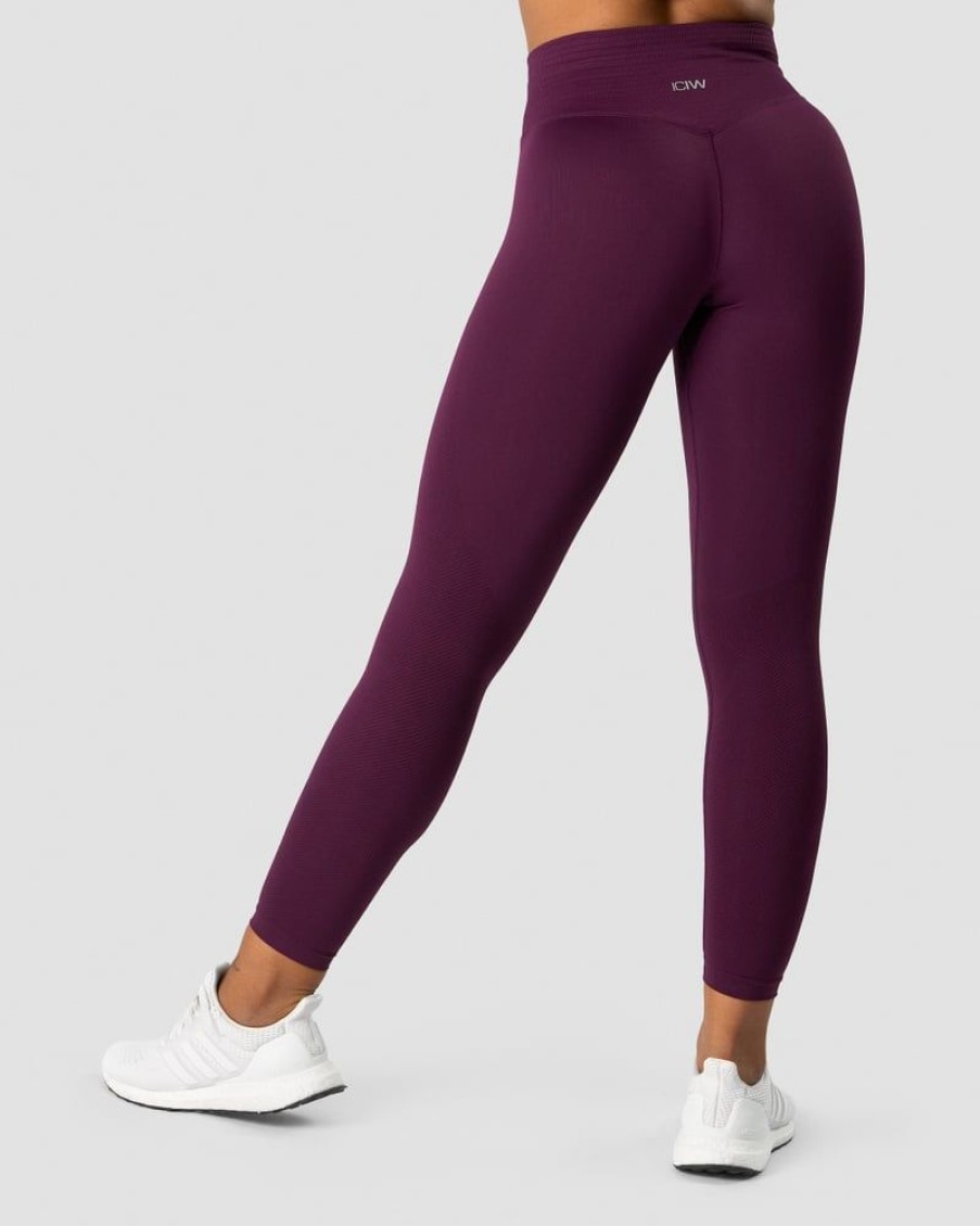 Dame ICIW Tights & Leggings | Define Seamless V-Shape Tights Purple