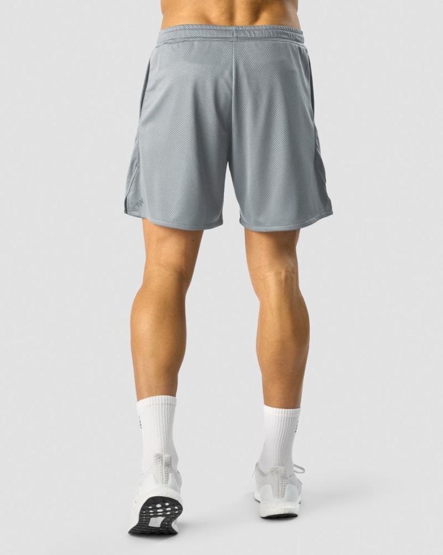 Herre ICIW Shorts | Revive Mesh Shorts Men Dusty Blue