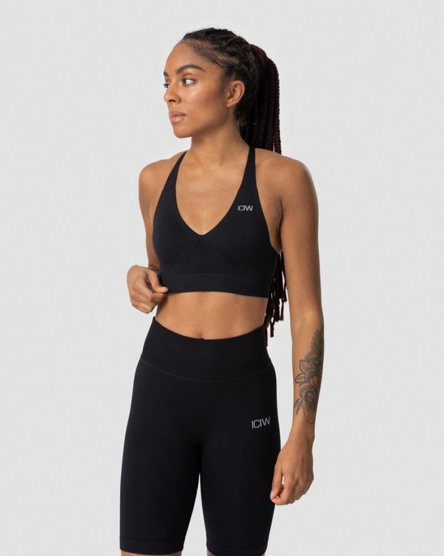 Dame ICIW Sport-Bh | Define Adjustable Sports Bra Black