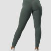 Dame ICIW Tights & Leggings | Nimble V-Shape Tights Elm Green