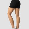 Dame ICIW Shorts | Scrunch V-Shape Tight Shorts Black