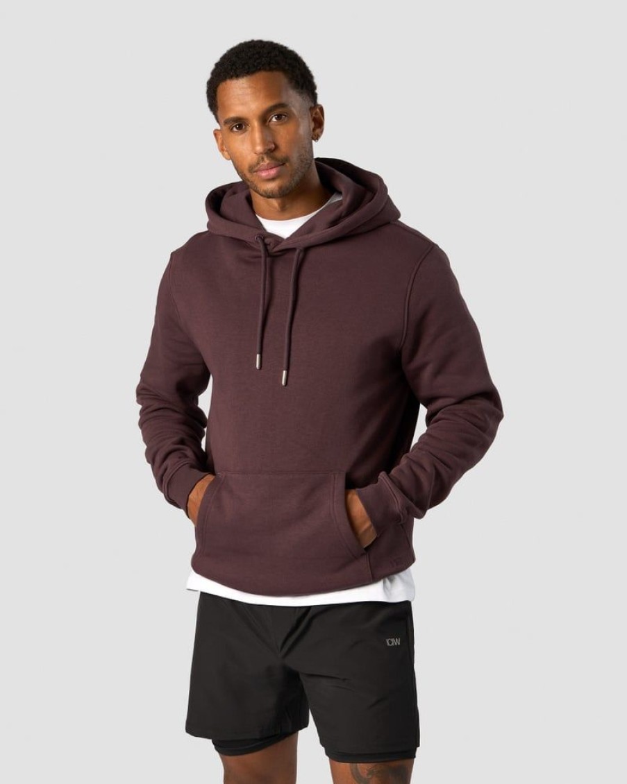 Herre ICIW Langermet | Everyday Hoodie Men Burgundy