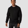 Herre ICIW Langermet | Everyday Crewneck Side Logo Men Black