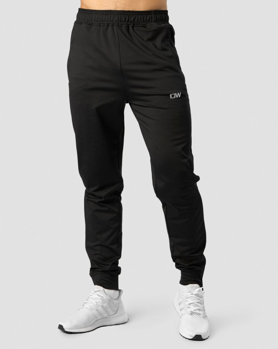 Herre ICIW Bukser | Smash Padel Warm Up Pants Black