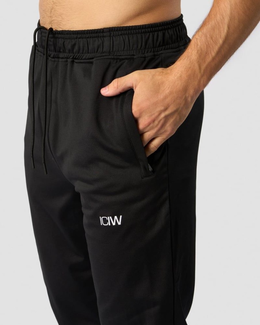 Herre ICIW Bukser | Smash Padel Warm Up Pants Black