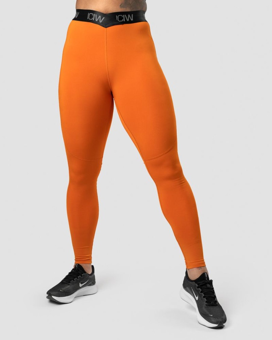 Dame ICIW Tights & Leggings | Ultimate Training V-Shape Tights Amber