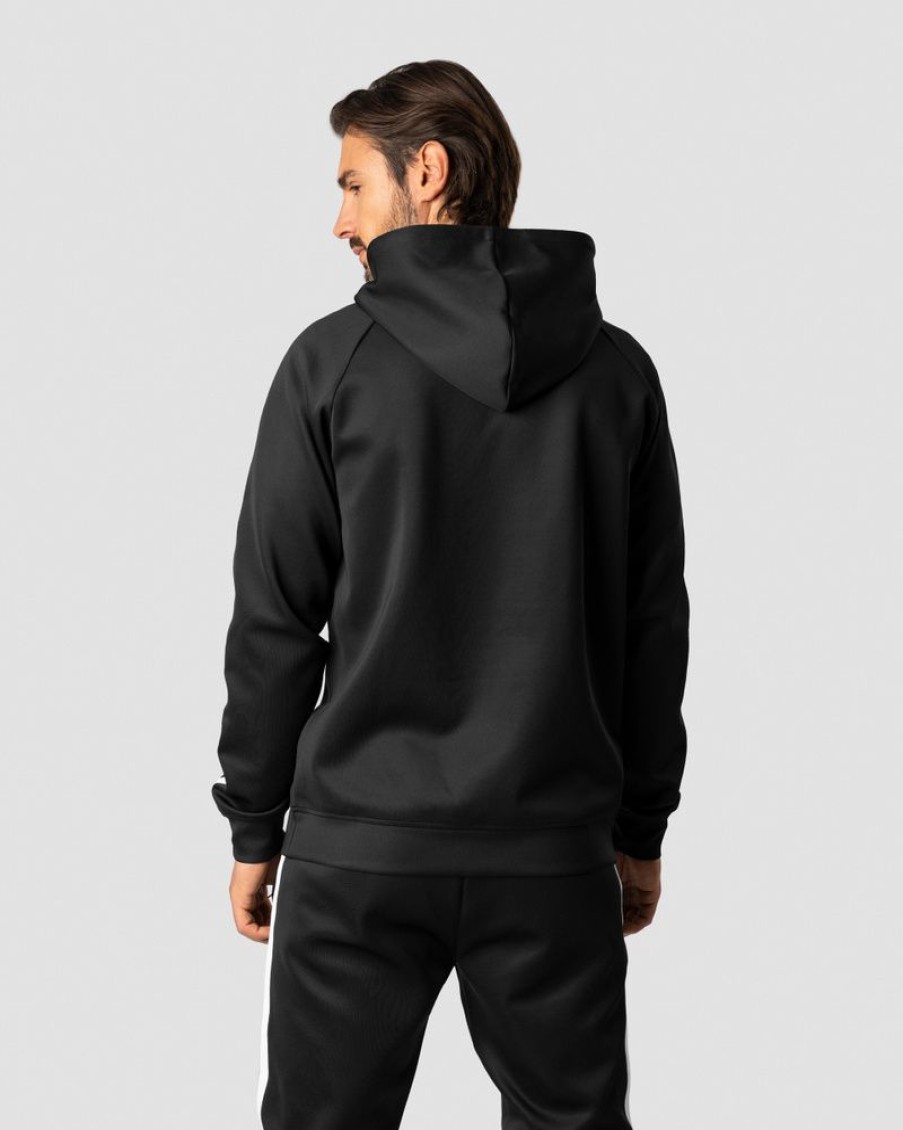 Herre ICIW Langermet | Track Hoodie Black Men