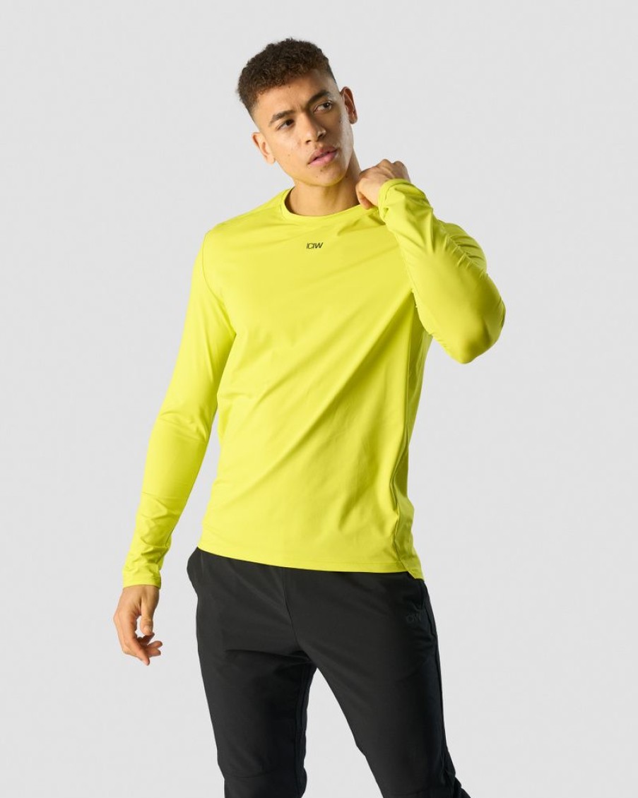 Herre ICIW Langermet | Charge Longsleeve Men Acid Yellow