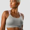 Dame ICIW Sport-Bh | Deluxe Seamless Adjustable Sports Bra Grey