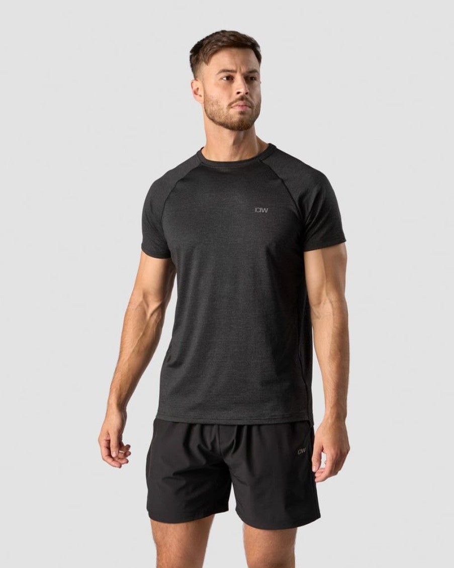 Herre ICIW T-Skjorter | Training Mesh T-Shirt Men Dark Grey