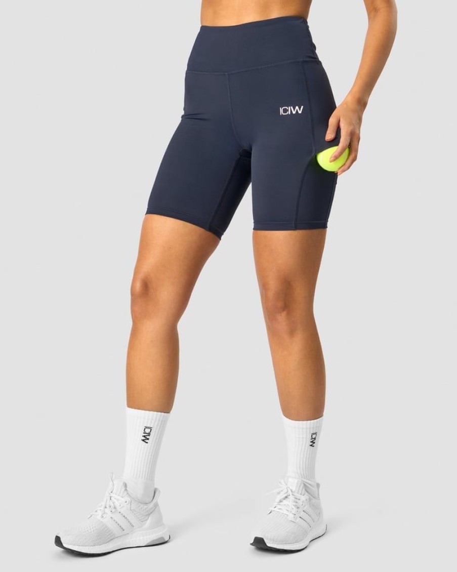 Dame ICIW Shorts | Training Biker Shorts Navy