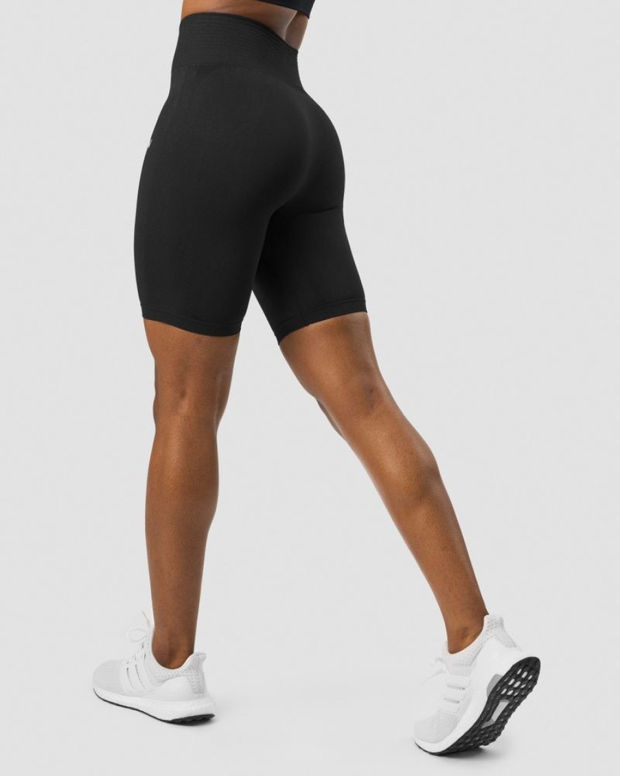 Dame ICIW Seamless | Define Seamless Biker Shorts Black Wmn