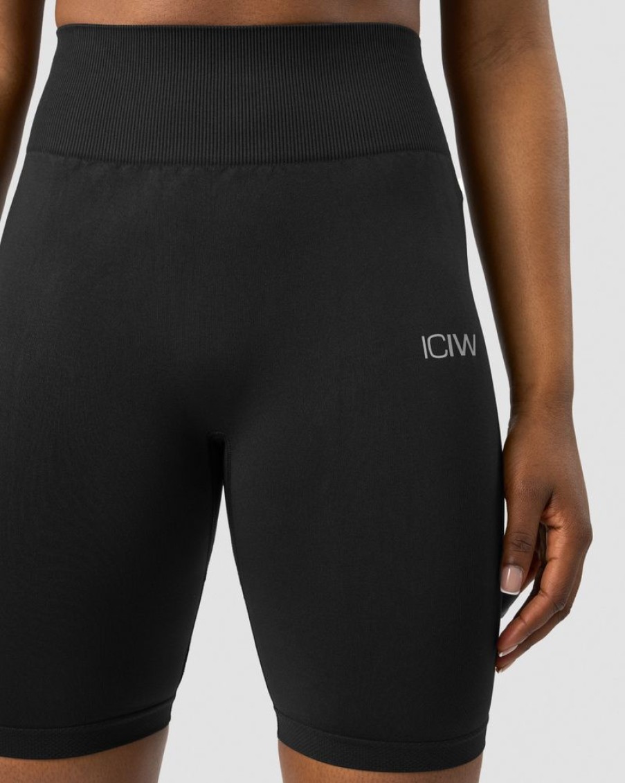 Dame ICIW Seamless | Define Seamless Biker Shorts Black Wmn