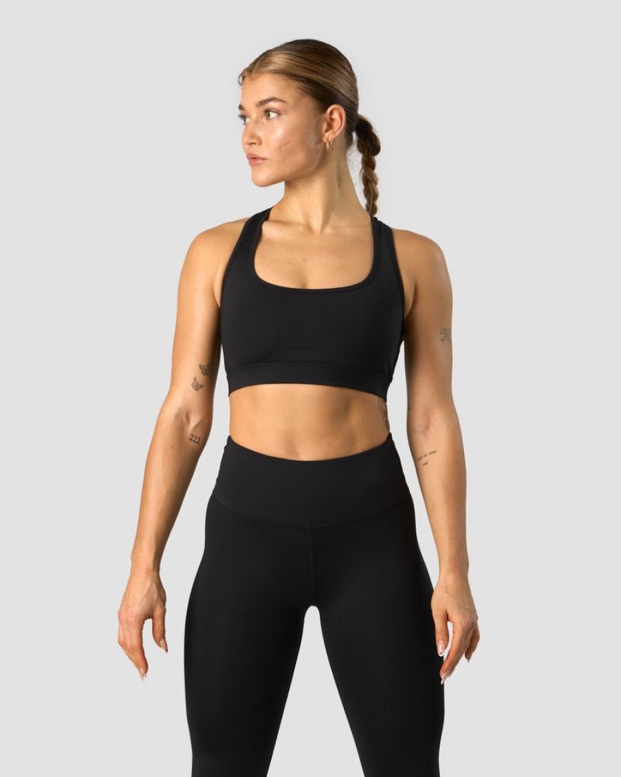 Dame ICIW Sport-Bh | Classic Sports Bra Black