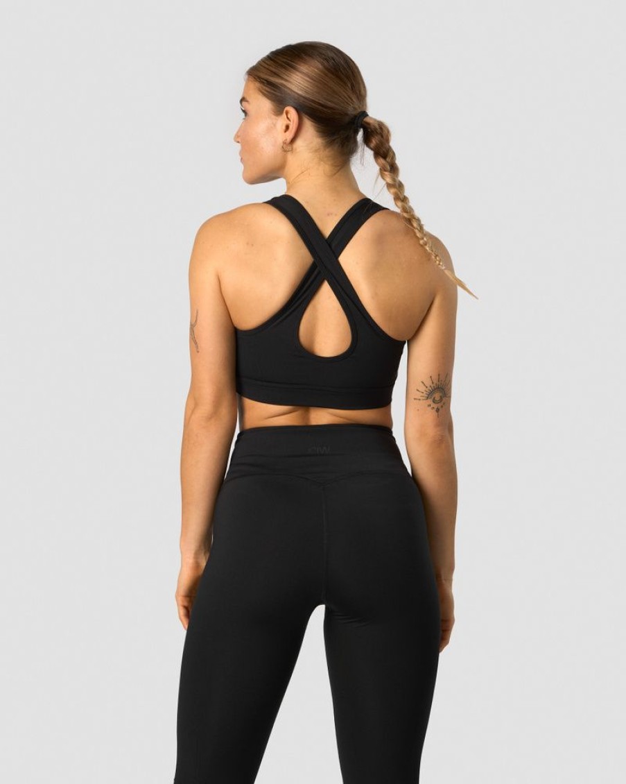 Dame ICIW Sport-Bh | Classic Sports Bra Black