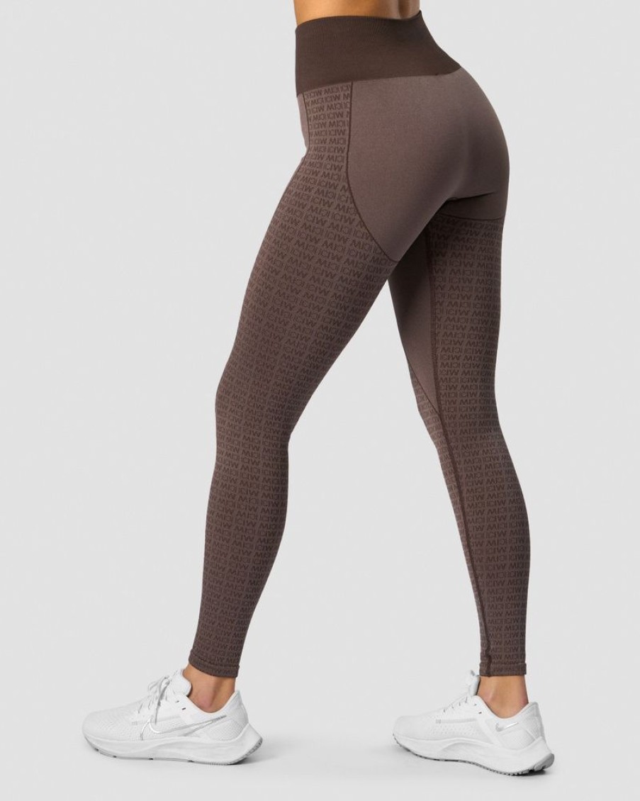 Dame ICIW Tights & Leggings | Signature Seamless Tights Dark Brown