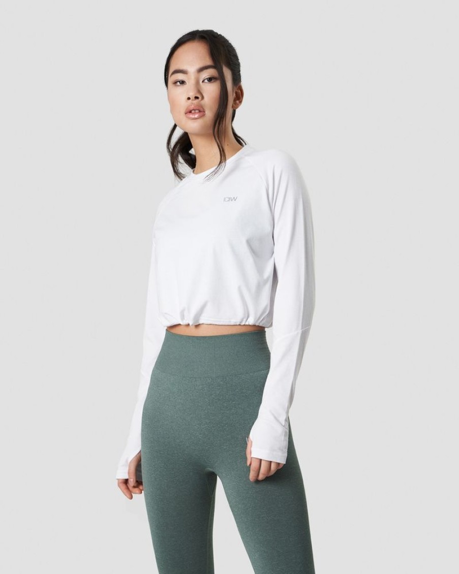 Dame ICIW Langermet | Define Cropped Adjustable Long Sleeve White